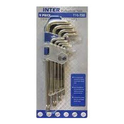 TORX ΜΕ ΤΡΥΠΑ ΣΕΤ 9ΤΜΧ Τ10H-Τ50H Inter (738903)