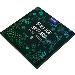 Munchkin MD4083 Mideer Scratch Art Card Ο κόσμος των ζώων