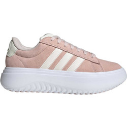 Adidas Grand Court Platform Γυναικεία Sneakers Flatforms Nude IE1104