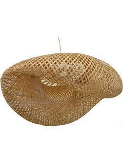 Plastona Bamboo 00.06.66147 Κρεμαστό Φωτιστικό Οροφής E27 Καφέ