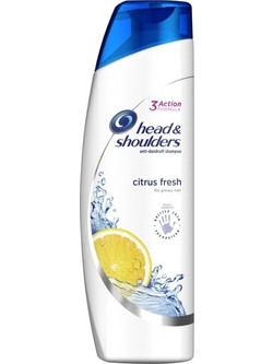 Head & Shoulders Citrus Fresh 2 In 1 Σαμπουάν κατά της Πιτυρίδας για Λιπαρά Μαλλιά 360ml