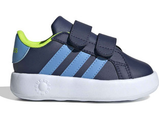 Adidas Grand Court 2.0 Hook Παιδικά Sneakers Navy Μπλε IH4885