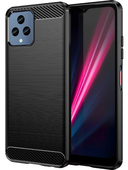 Carbon Case - θήκη για T-mobile REVVL 6 - Μαύρο