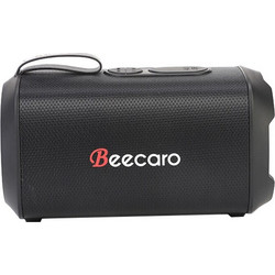 Beecaro GF601 Αδιάβροχο Ηχείο Bluetooth 8W με Ραδιόφωνο Μαύρο