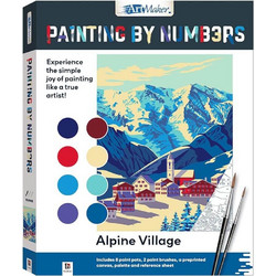 HINKLER ΖΩΓΡΑΦΙΚΗ ΜΕ ΑΡΙΘΜΟΥΣ ΑΛΠΙΚΟ ΧΩΡΙΟ - ARTMAKER PAINTING BY NUMBERS ALPINE VILLAGE PN-02