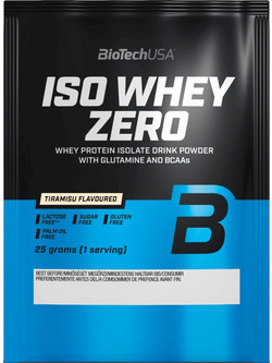 Biotech USA ISO Whey Zero Tiramisu Πρωτεΐνη Ορού Γάλακτος Γράμμωσης Χωρίς Λακτόζη & Γλουτένη 25gr