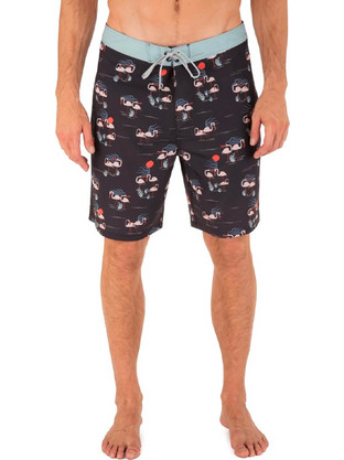 Hurley Weekender 20'' Ανδρικό Μαγιό Βερμούδα με Σχέδια Μαύρο MBS0011900-H010