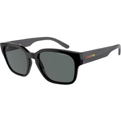 Arnette AR4325 291081 Ανδρικά Γυαλιά Ηλίου Τετράγωνα Κοκάλινα Μαύρα με Μαύρο Polarized Φακό