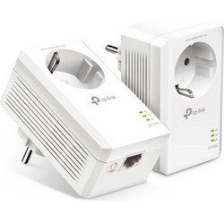 TP-Link TL-PA7017PKIT V2 Powerline Διπλό Kit για Ενσύρματη Σύνδεση με Θύρα Ethernet & Passthrough Πρίζα