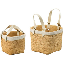 Artekko Knitt Σετ Κασπώ Μπεζ 15.5x15.5x13.5cm 2τμχ D9049