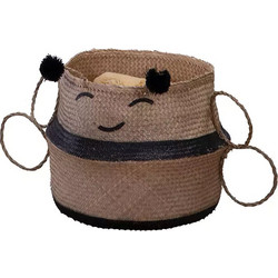 Διακοσμητικό Καλάθι Seagrass Bee (D40X35) Nef Nef