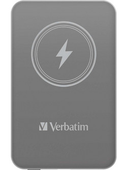 Verbatim Charge'n'Go Wireless Magsafe Power Bank 5000mAh 15W με Θύρα USB-C Grey