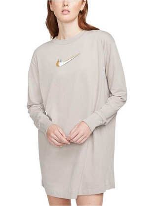 Nike Sportswear Mini Αθλητικό Φόρεμα Γκρι DO2580-033