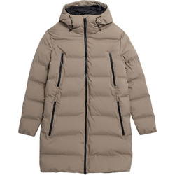 4F Ανδρικό Μπουφάν Χειμωνιάτικο Puffer Καφέ 4FAW23TDJAM246-82S