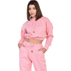 Target Awesome Γυναικείο Αθλητικό Crop Top με Κουκούλα Φούξια W22/67370-02