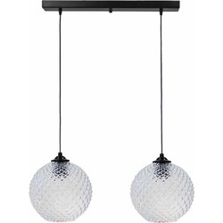 Heronia Lighting Κρεμαστό Φωτιστικό Οροφής Ράγα Δίφωτο E27 GL-5010 02-0368