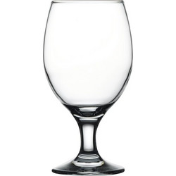 Pasabahce Σετ Ποτήρια Μπίρας Γυάλινα Κολωνάτα Bistro 400ml 6τμχ PAS.44417