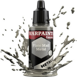Warpaints Fanatic Metallic: Plate Mail Metal 18ml (WP3192P)