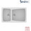 Sanitec Classic 320 Επικαθήμενος Νεροχύτης Γρανίτη Αντιστρεφόμενος Ματ White 79x50cm