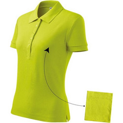 Malfini Γυναικεία Αθλητική Μπλούζα Polo Lime MLI-21362