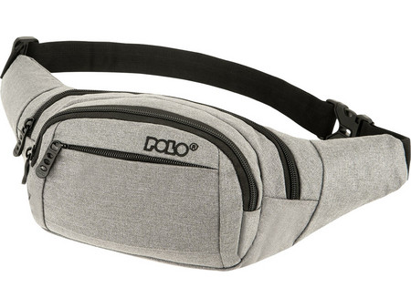Polo Denver Ανδρικό Τσαντάκι Μέσης Γκρι 9-08-001-09