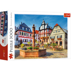 Puzzle Trefl Market Square Heppenheim Germany 3000 Κομμάτια