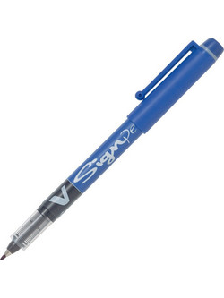 Pilot V-Signpen Μπλe Στυλό Υγρής Μελάνης 0.6mm Μπλε SW-VSPL
