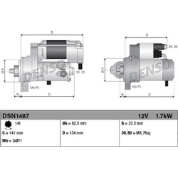 Denso Μίζα - DSN1487