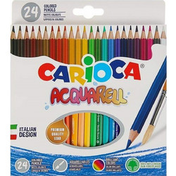 Carioca Acquarell Ξυλομπογιές Ακουαρέλας Σετ 24τμχ