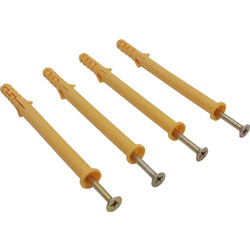 Σετ Βίδα με Πλαστικό Ούπα Φ10x120mm (50τμχ)