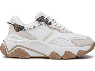 Guess Micola Γυναικεία Sneakers Chunky Μπεζ FL7MICFAL12