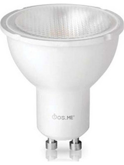 FOS_ME ΛΑΜΠΑ LED 5W PAR16 GU10 430 LUMENS ΘΕΡΜΟ ΦΩΣ ΛΕΥΚΟ 2800Κ 44-05045