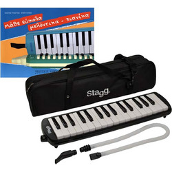 STAGG Melosta 32 Black Μελόντικα με Μέθοδο Εκμάθησης Bundle