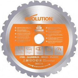 R165TCT-18CS Multiblade Δίσκος Κοπής Πολλαπλών Υλικών 165mm