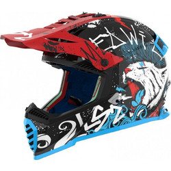 LS2 Fast Evo II Mini MX437J Starmaw Black Κράνος Μηχανής