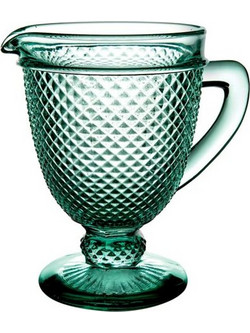 Bordallo Pinheiro Kανάτα Γυάλινη Πράσινο Mέντας Bicos Incolor (1L)