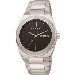 Esprit Strike 3Hd Ανδρικό Ρολόι με Ασημί Μεταλλικό Μπρασελέ ES1G158M0065