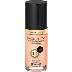 Max Factor Facefinity All Day Flawless 3 In 1 50 Natural Liquid Foundation 30ml