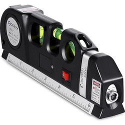 Γραμμικό Αλφάδι Laser Κόκκινης Δέσμης Black
