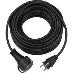 Brennenstuhl Extension cable IP 44 25m, black, H05RR-F 3G1.5 (1161470)