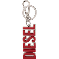 SILVER KEY RING DIESEL 3D - ΑΣΗΜΙ