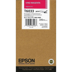 Epson T6033 Vivid Magenta Μελάνι Εκτυπωτή Inkjet C13T603300