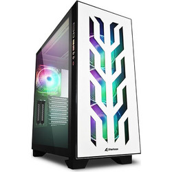 Sharkoon Elite Shark CA300T White Gaming Midi Tower Κουτί Υπολογιστή RGB με Πλαϊνό Παράθυρο