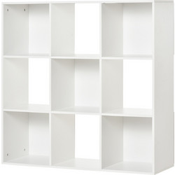 HOMCOM Βιβλιοθήκη 91,5x29,5x91,5cm 833-422WT