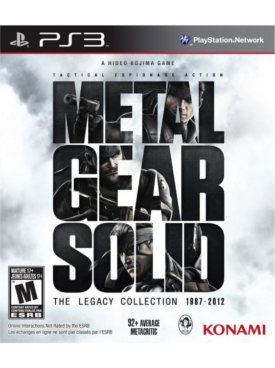 Metal Gear Solid The Legacy Collection PS3