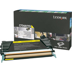 Lexmark C734A1YG Yellow Toner