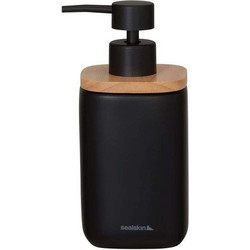 Δοχείο Κρεμοσάπουνου Mind 200ml Black Sealskin Κεραμικό