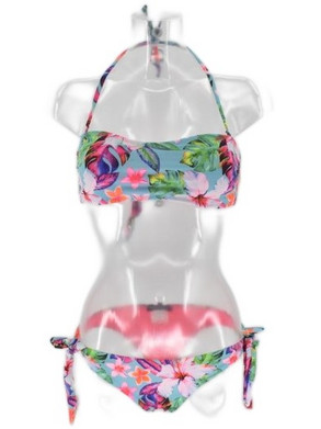 Byblos Γυναικείο Τριγωνικό Μαγιό SET K .885540 COL. Acqua flowers bikini