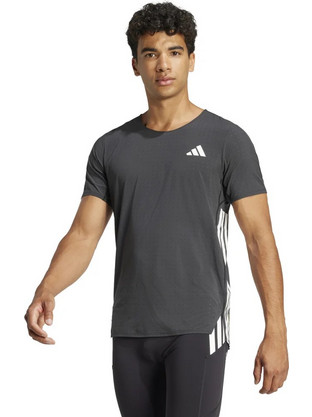 Adidas Adizero Ανδρικό Αθλητικό T-Shirt Μαύρο JF3473