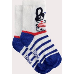 Βρεφικές Κάλτσες για Αγόρια Blue/White Frenchie ΛΕΥΚΟ